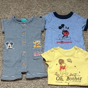 Disney Bundle - romper, onesie, short sleeve shirt
